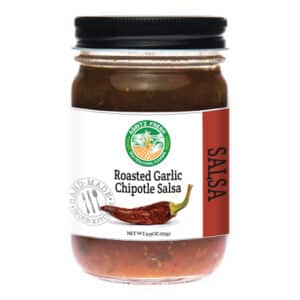 roasted garlic chipotle salsa 1