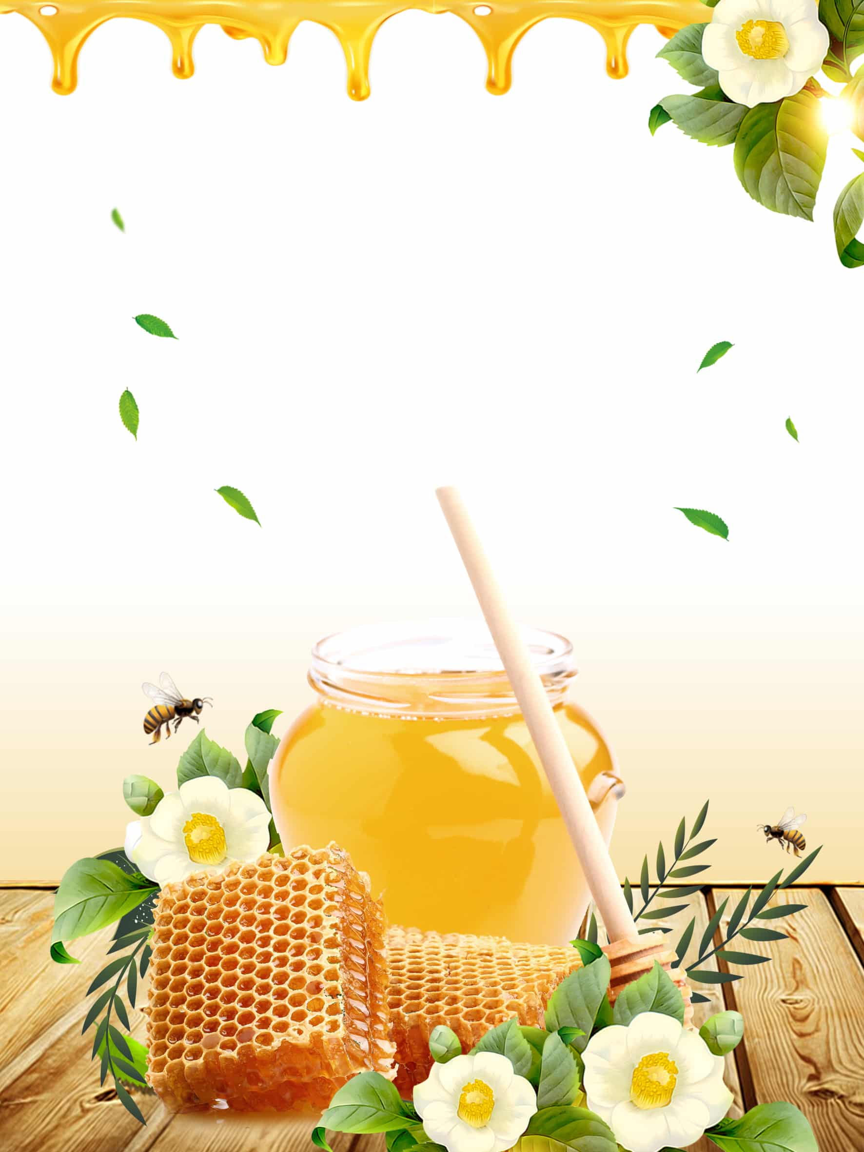 —Pngtree—honey background 183504