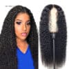13x4 Hd Transparent Lace Front Wig 180 Density Curly Lace Frontal Wigs For Women MEGALOOK Brazilian 6