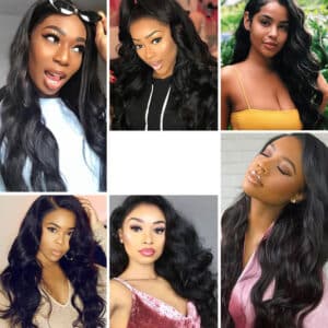 Lace Front Human Hair Wigs Brazilian Body Wave Wig HD Transparent Lace Front Wig 30 Inch 11 1