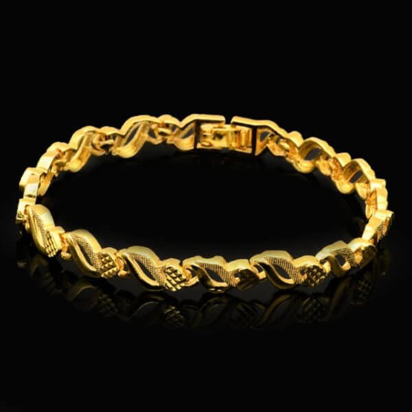 24K Gold Charm Bracelets For Women Thin Indian Bangle Dubai Ethiopian African Copper Bracelet Luxury Plated 10 1.jpg 640x640 10 1