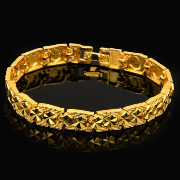 24K Gold Charm Bracelets For Women Thin Indian Bangle Dubai Ethiopian African Copper Bracelet Luxury Plated 3 1.jpg 640x640 3 1