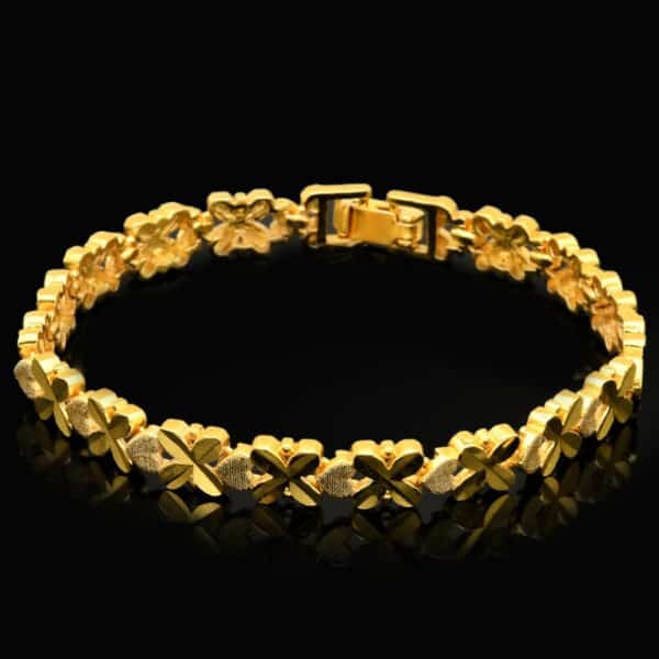 24K Gold Charm Bracelets For Women Thin Indian Bangle Dubai Ethiopian African Copper Bracelet Luxury Plated 4 1.jpg 640x640 4 1
