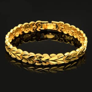 24K Gold Charm Bracelets For Women Thin Indian Bangle Dubai Ethiopian African Copper Bracelet Luxury Plated 5 1.jpg 640x640 5 1