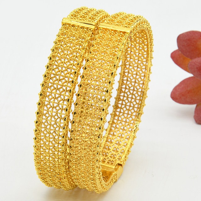 ANIID African Fashion Jewelry Bangles For Women Arabic Luxury Charm 24k Gold Plate Bracelet Bangle Wholesale 1 2.jpg 640x640 1 2