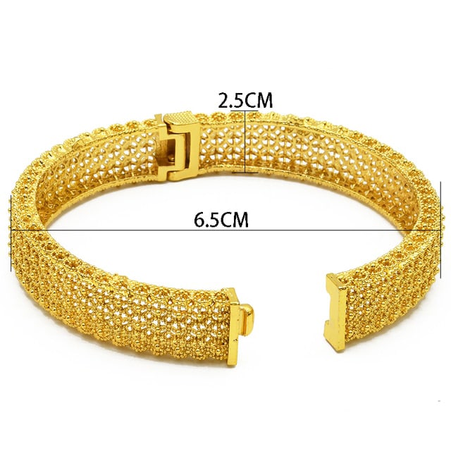 ANIID African Fashion Jewelry Bangles For Women Arabic Luxury Charm 24k Gold Plate Bracelet Bangle Wholesale 5.jpg 640x640 5