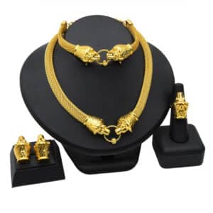 ANIID Dubai African Jewelry Sets For Women Big Animal Indian 24K Gold Plated Jewelery Nigerian Necklace 5.jpg 640x640 5