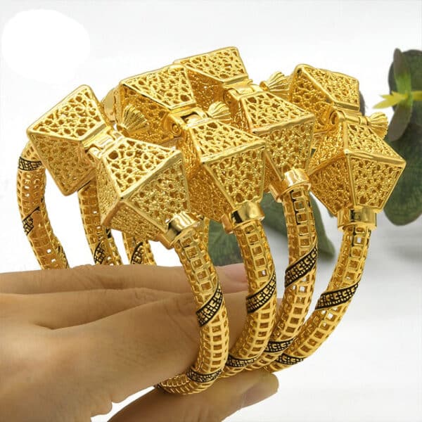 ANIID Dubai Gold Color Bracelet For Women Ethiopian Luxury Designer Women s Jewelry With Turnbuckle Indian 18 1.jpg 640x640 18 1