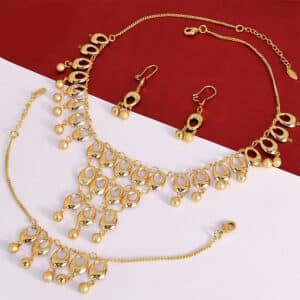 ANIID Dubai Jewelry Woman Set Copper Gold Plated 18K Luxury Nigerian Wedding Necklace And Earring For 1 1.jpg 640x640 1 1