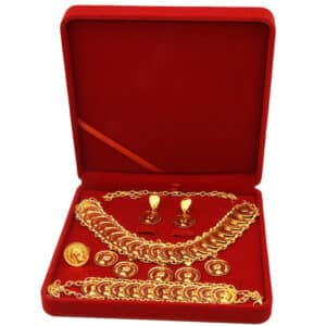 ANIID Ethiopian Golden Jewelry Set Big Coin Tassel Necklace Earring Ring Dubai Gift For Women African 2 1.jpg 640x640 2 1