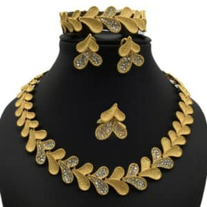 ANIID Jewelry Set Nigeria Luxury 24k Gold Plated Statement Necklace For Women Earring 2022 Wedding Free.jpg 640x640 600x600 1