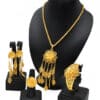 ANIID Luxury Dubai Jewelry Set For Women Flower With Tassel Gold Plated Big Nigerian Indian Bridal 4 1.jpg 640x640 4 1