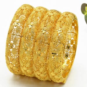 ANIID Women African Bracelets Set 24K Gold Plated Bangles Jewelry Indian Dubai Wedding Bangle Wholesale Mom 3 1.jpg 640x640 3 1