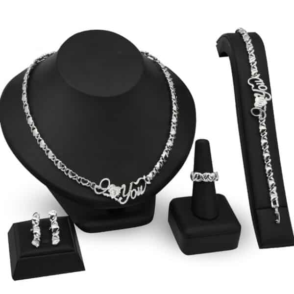 ANIID XOXO Dubai Gold Color Jewelery I Love You Necklace Earrings Sets For Woman Nigerian Jewellery 8 1.jpg 640x640 8 1