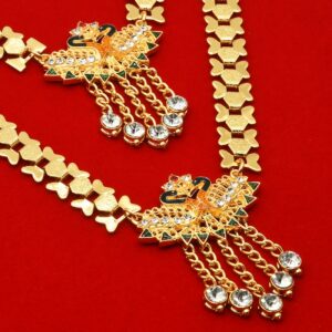 ANIID collar de lujo en capas para mujer colgante largo con borla chapada en oro joyer 4