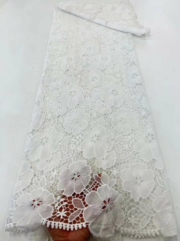 African Chiffon Lace Fabric 2022 High Quality Lace Material Nigerian French African Lace Fabric For Women 5