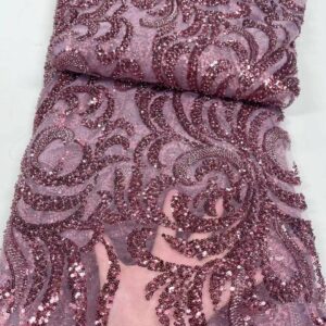 African Lace Fabric 2022 High Quality Lace Sequins Beaded Nigerian Lace Fabrics For Nigerian Wedding French 2
