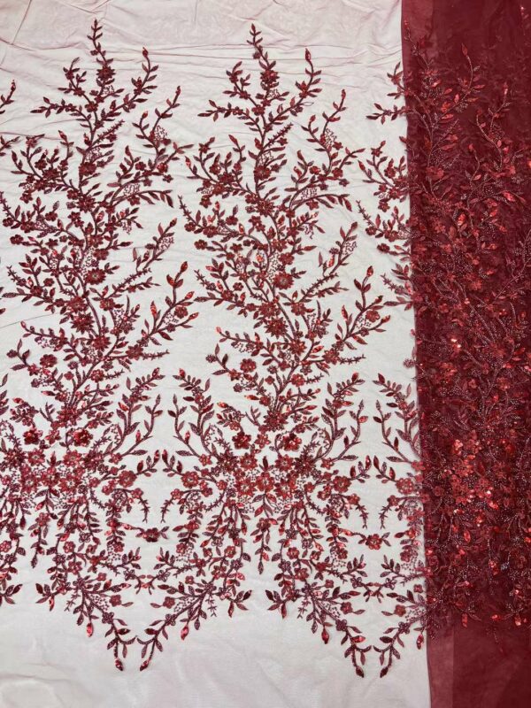 African Sequins Groom Lace Fabric 2022 High Quality French Mesh Lace Fabric Embroidery Nigerian Lace Fabrics 1