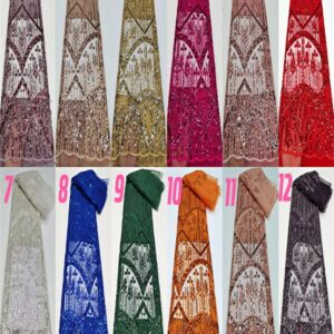 African Sequins Groom Net Lace Fabric 2022 High Quality Lace Handmade Beads Lace Fabric Nigerian Wedding 2