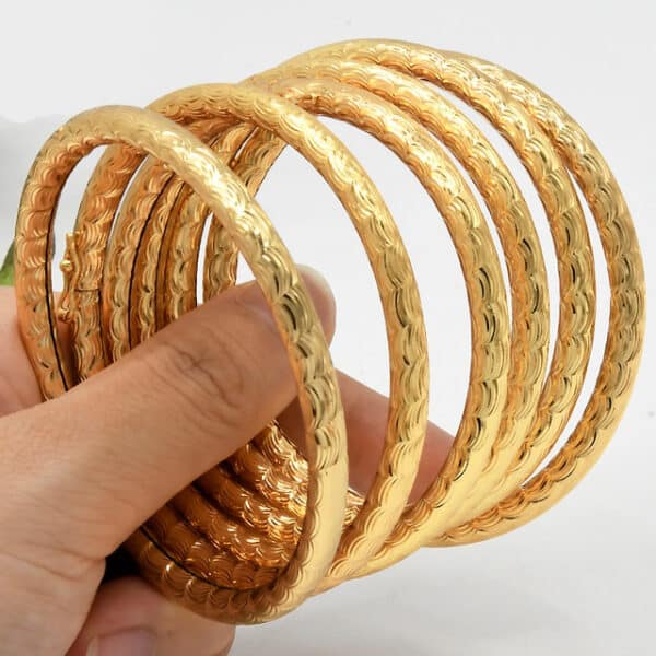 Copper Gold Plated Indian Bangles For Women Luxury Brand Wedding Bracelet Arabic Jewelry Wholesale Offers Charm 4 1.jpg 640x640 4 1