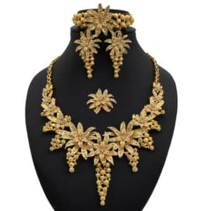 Jewelery Set For Women Necklace Arabic Juwellery Women Gold Plated Wedding Ring Sets For Women African 1.jpg 640x640 1