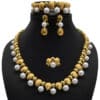 Jewelry Sets Fashion Fine Earring Drops Big African Jewellery Set Women Gift Chocker Necklace Set Bracelet 1.jpg 640x640 1