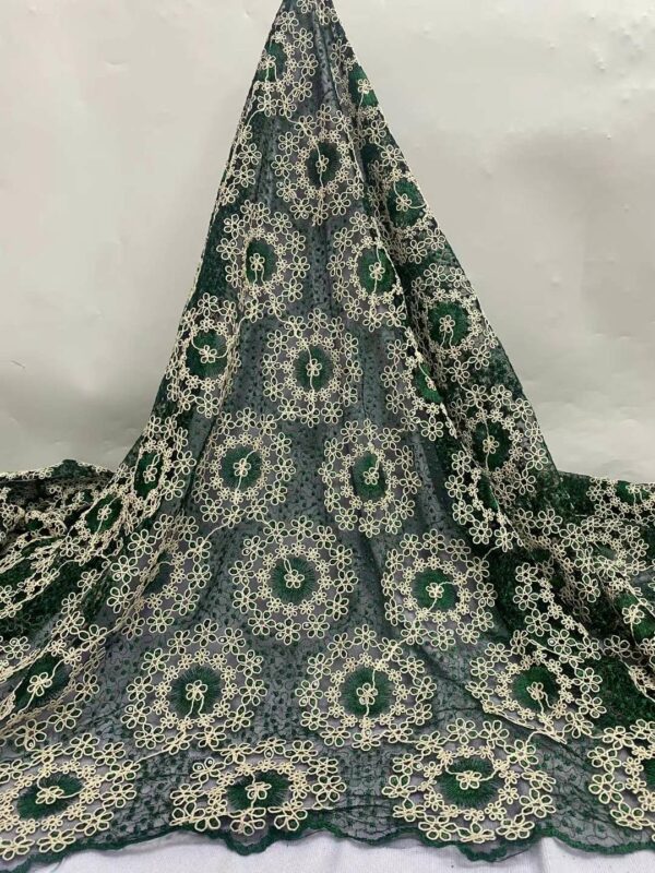 Latest African Tulle Lace Fabric 2022 High Quality African Net Lace Rope Embroidery French Laces Fabrics