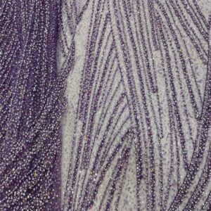 Latest French Beads Lace Fabric 2022 High Quality Lace Embroidery African Sequins Tulle Lace Fabric Nigerian 1