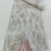 Luxury Sequins Groom Embroidery African Lace Fabric 5 Yards 2022 High Quality Nigerian Wedding Bridal Asoebi