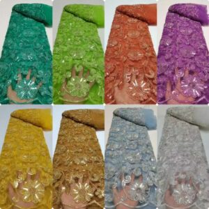 New Arrival African Groom Beads Sequins Lace Fabric French 2022 High Quality Beads Lace Nigeria For 2