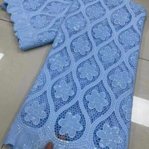 Nigerian Lace Fabric 2022 High Quality Lace African Lace Fabric Cotton Lace Guipure Cord Lace Fabric 4