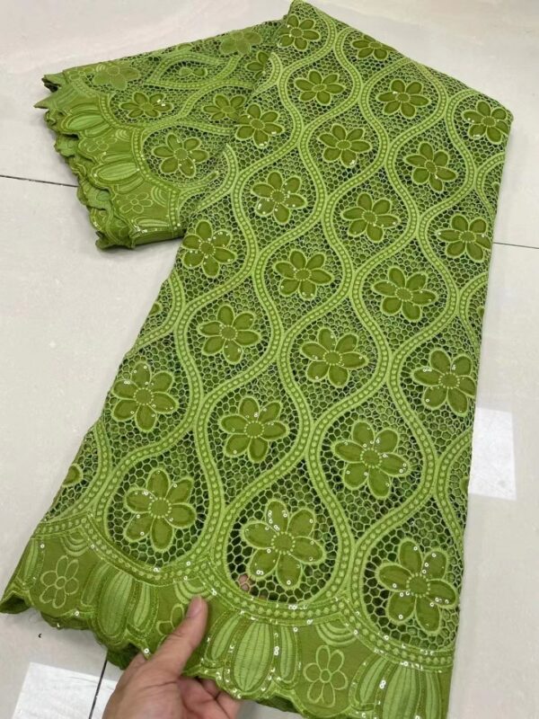 Nigerian Lace Fabric 2022 High Quality Lace African Lace Fabric Cotton Lace Guipure Cord Lace Fabric