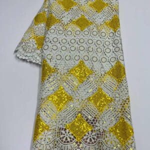 Nigerian Lace Fabric For Party Wedding Dress Women 2022 High Quality Milk Silk Cord Lace Fabric