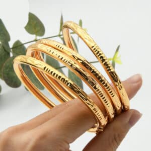Simple Design Indian Bangles For Women Wedding Dubai Gold Color Bangles Jewelry Wholesale Designer Gold Plated 2 1.jpg 640x640 2 1
