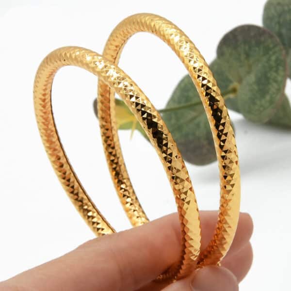 Simple Design Indian Bangles For Women Wedding Dubai Gold Color Bangles Jewelry Wholesale Designer Gold Plated 9 1.jpg 640x640 9 1