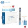 Dr pen M8S Plus Wireless Electric for Smoothing Fine Lines Wrinkles Reducing Little Scar Shrinking Pores